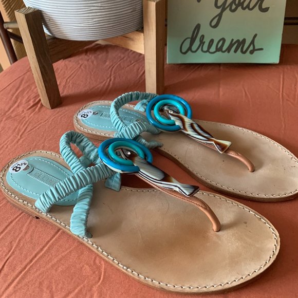 Celine Light Blue Sandal
